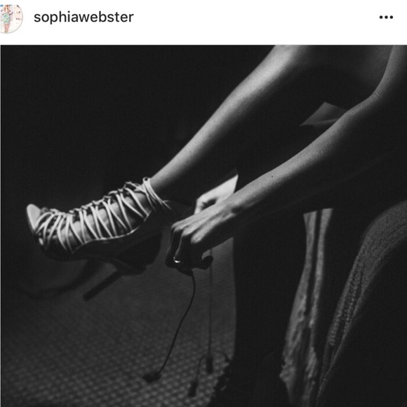 Sophia Webster "Lacey” lace up heels 36.5 - Picture 6 of 6